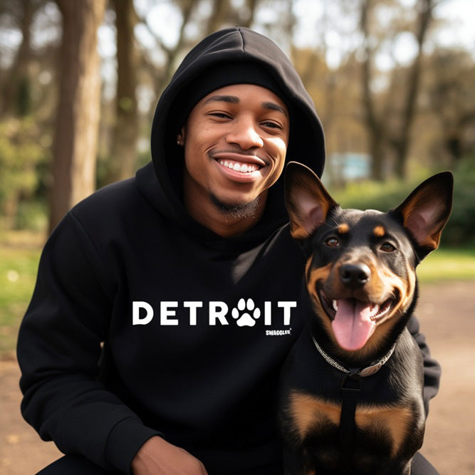 Detroit City Paw - Unisex Hoodie