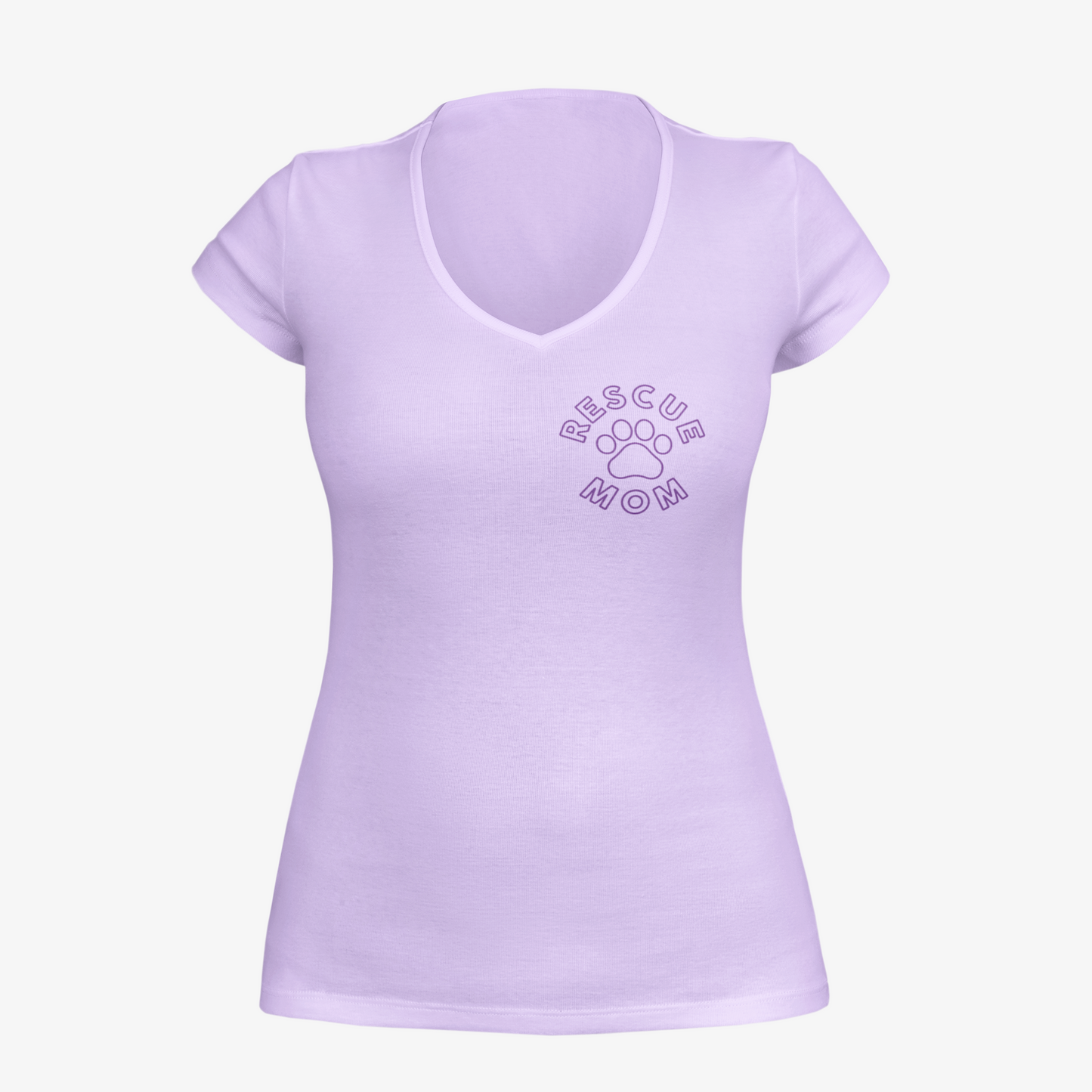 Rescue Mom - Women's Deep V-Neck Tee