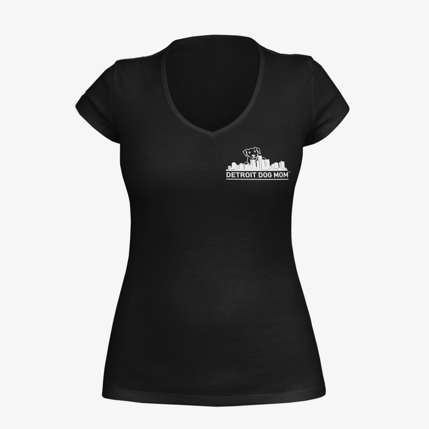 Detroit Skyline - Women's Deep V-Neck