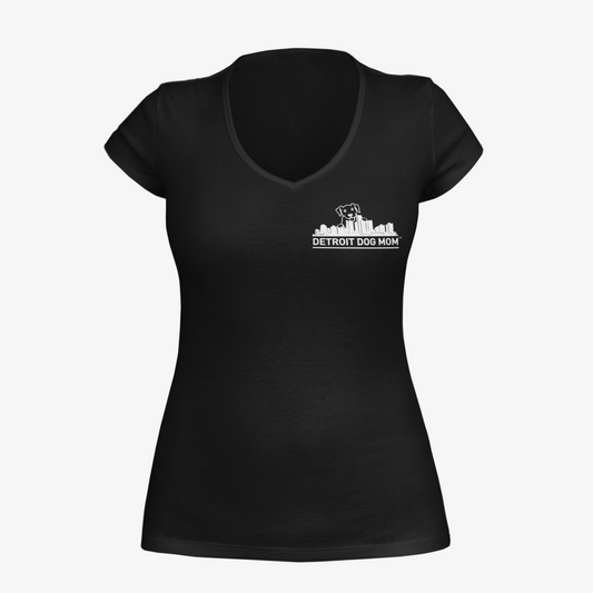 Detroit Skyline - Women's Deep V-Neck