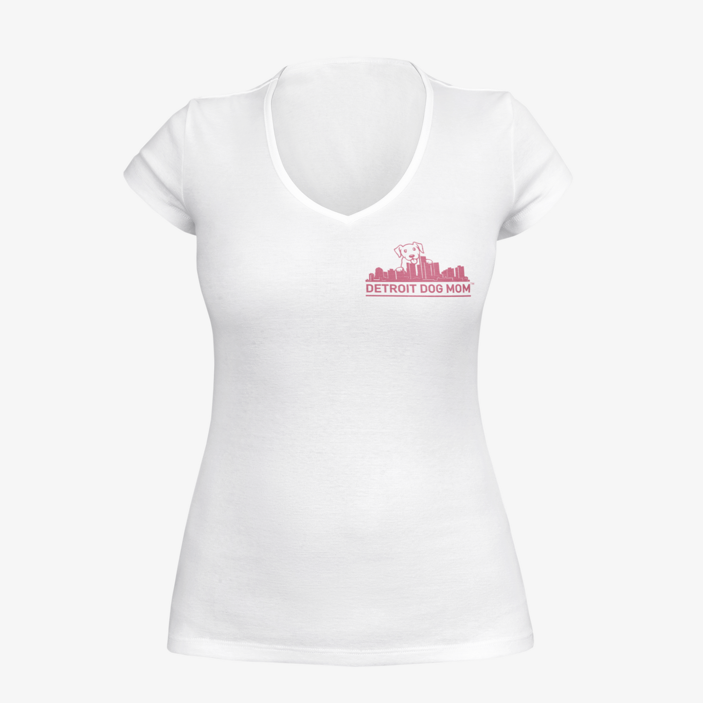 Detroit Skyline - Women's Deep V-Neck