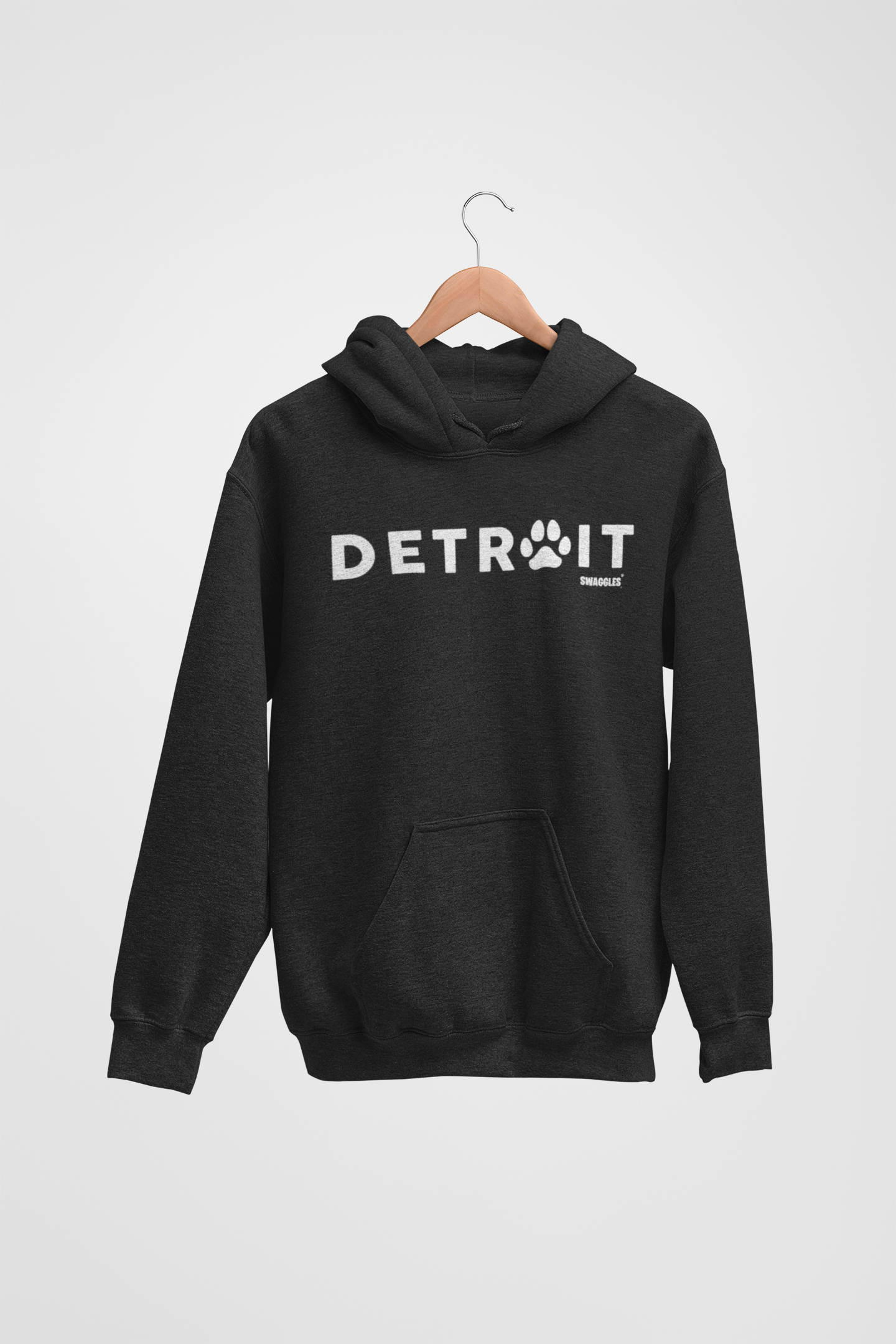 Detroit City Paw - Unisex Hoodie