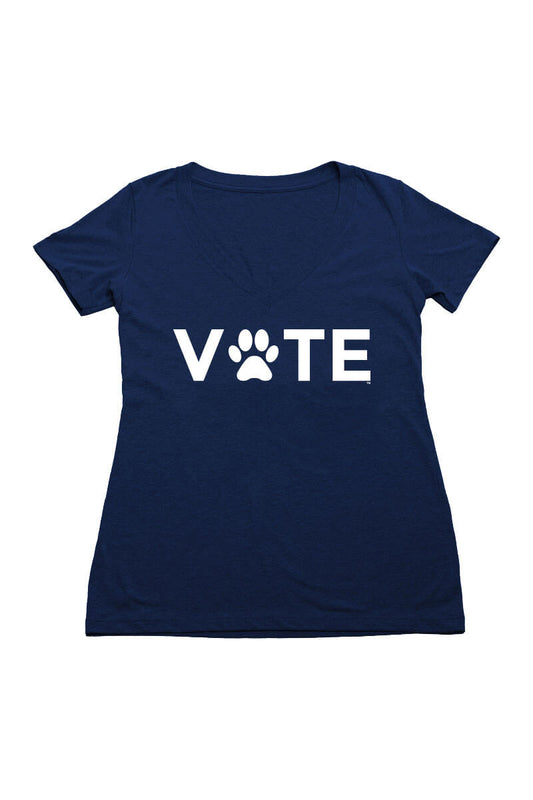 Vote-vneck-t-shirt-NavyBlue