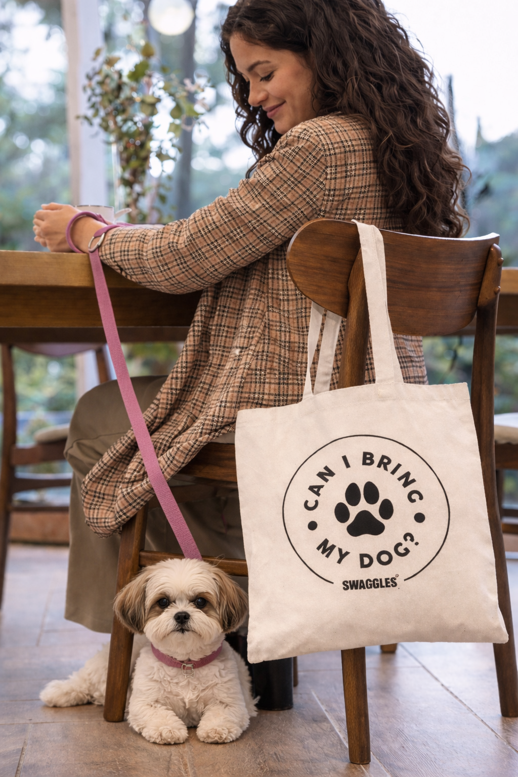 "Can I Bring My Dog" Organic Cotton Tote Bag