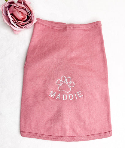 Custom Embroidered Pet Name Onesie