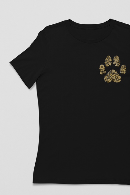 Flower Paw - Women's Crew Neck Tee