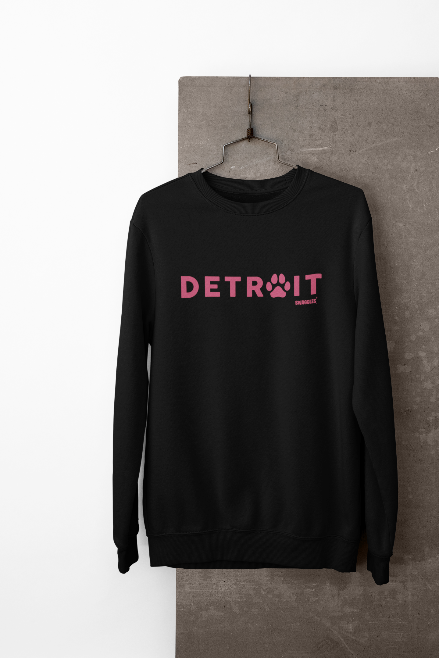 Detroit City Paw Sweatshirt -  (Unisex)