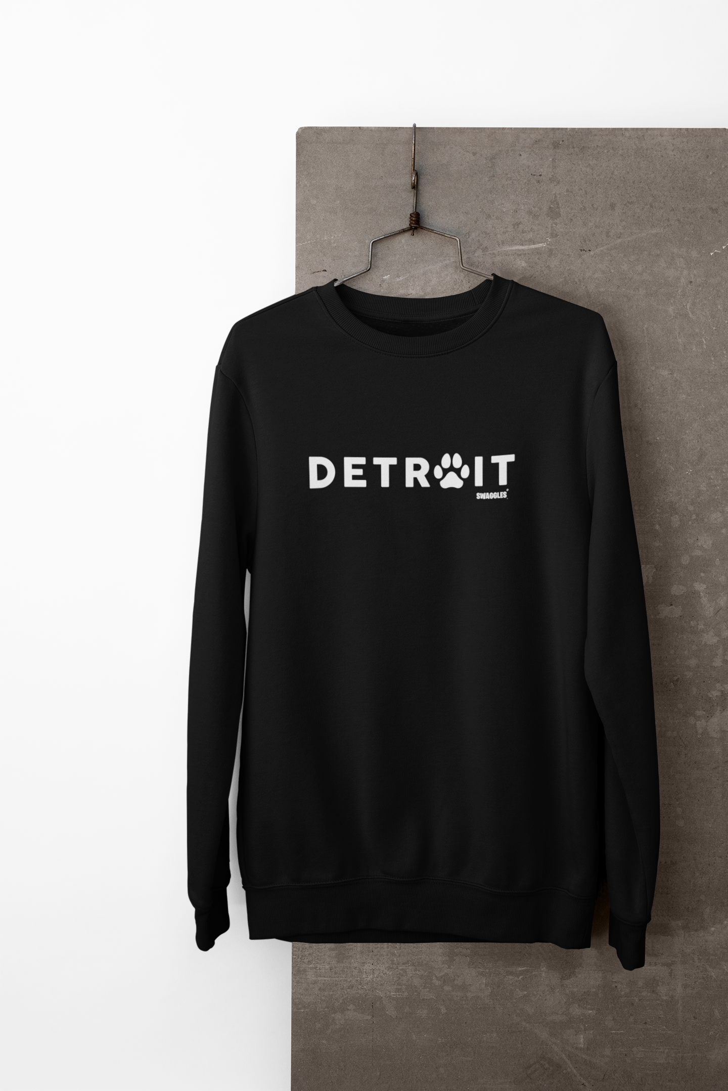 Detroit City Paw Sweatshirt -  (Unisex)