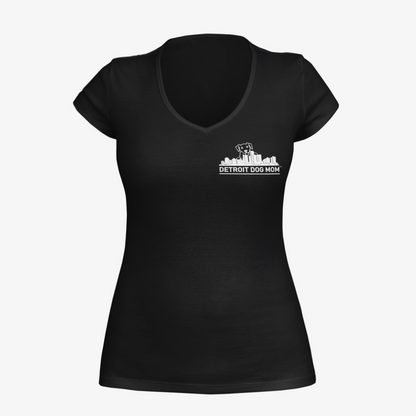 Detroit Skyline - Women's Deep V-Neck