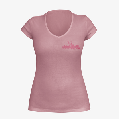 Detroit Skyline - Women's Deep V-Neck