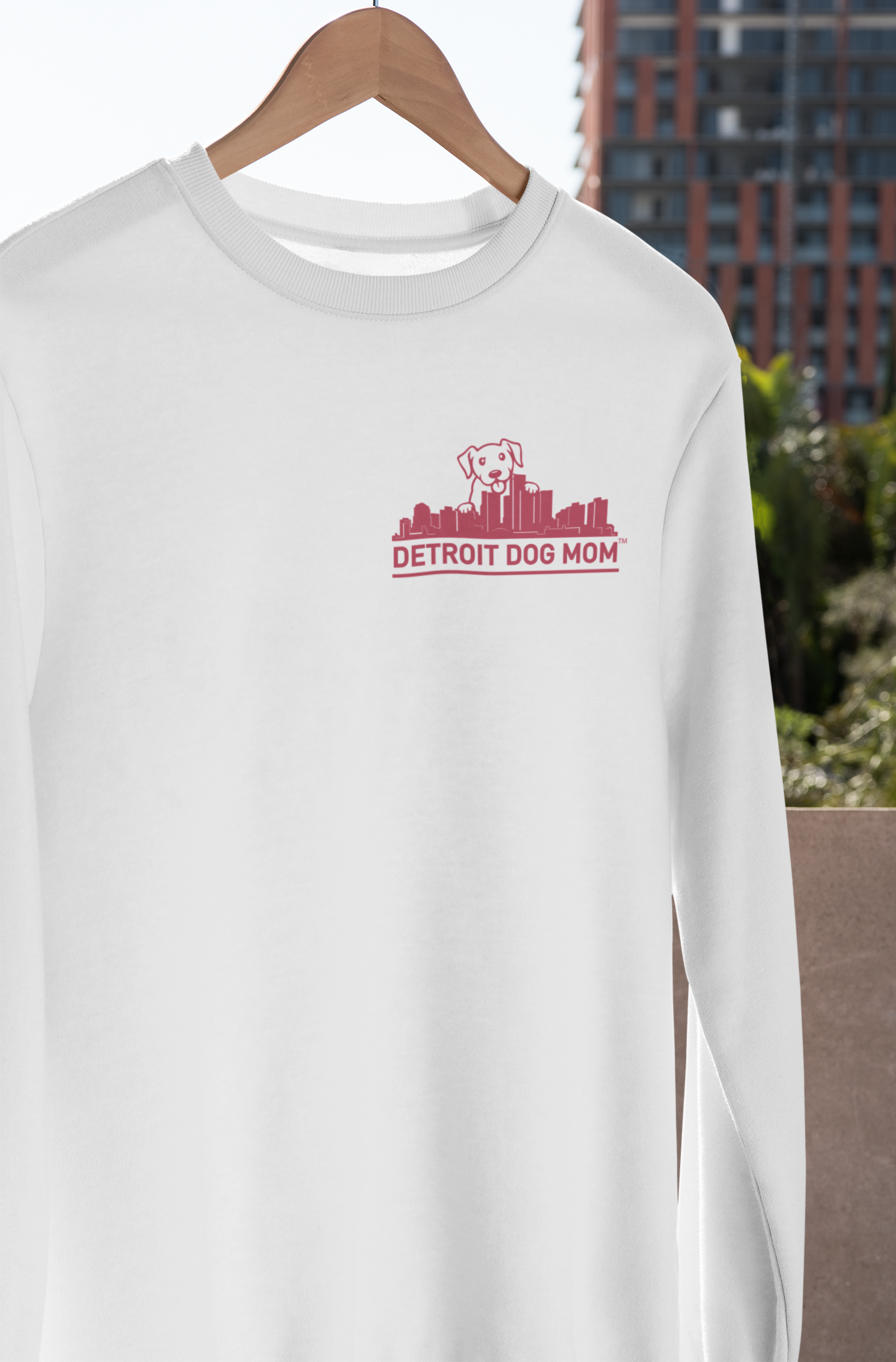 Detroit Skyline - Women's Crew Neck Sweatshirt