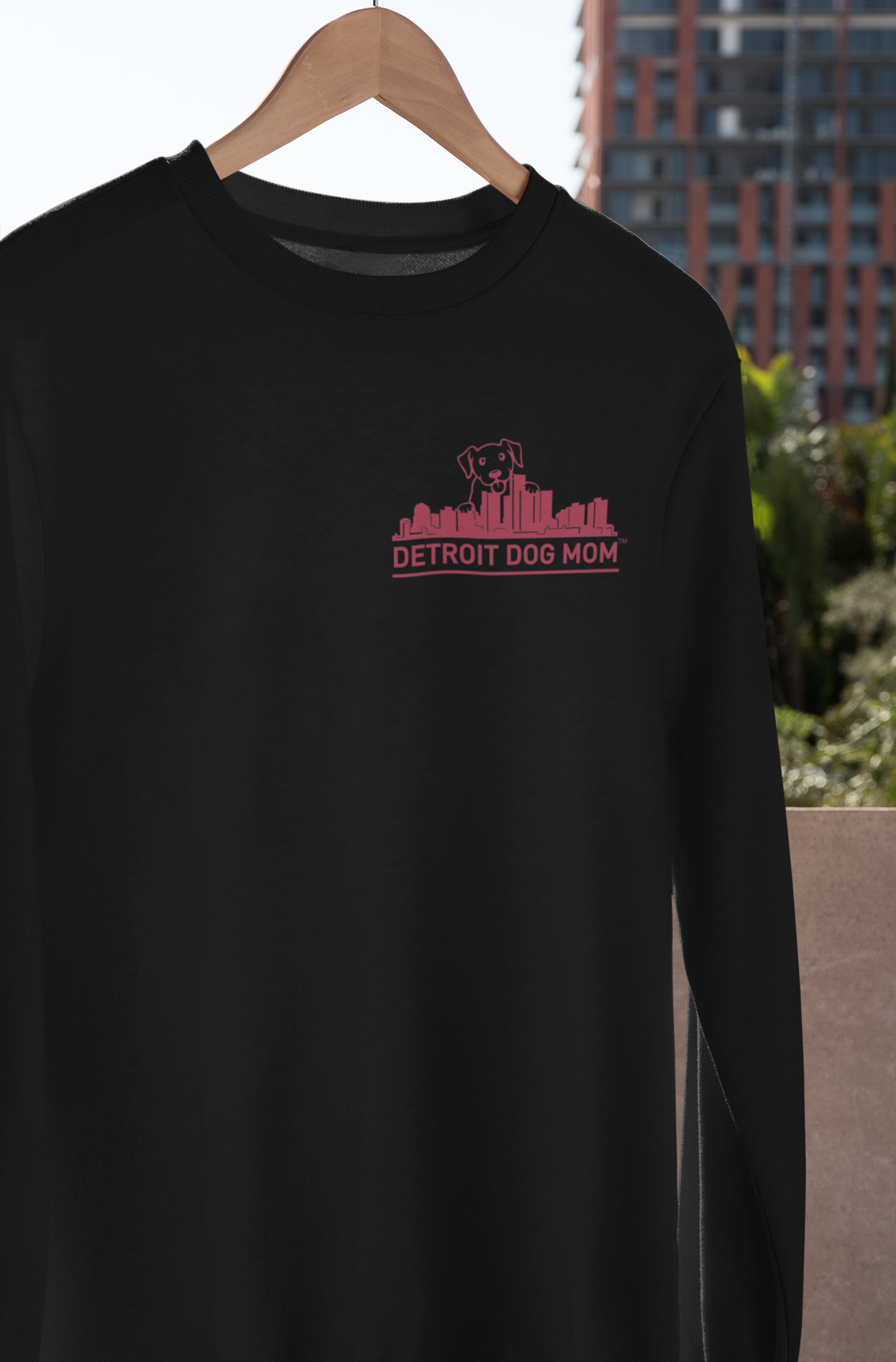 Detroit Skyline - Women's Crew Neck Sweatshirt