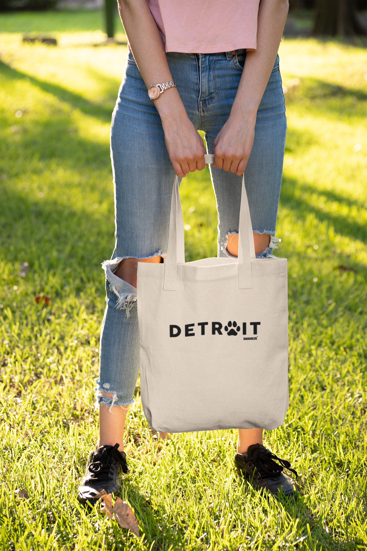 Detroit Organic Cotton Tote Bag