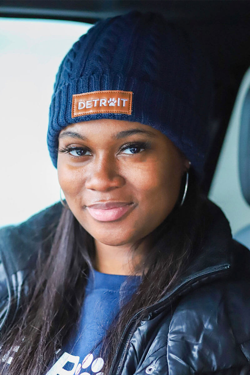 Signature LV Beanie — Be Her Detroit