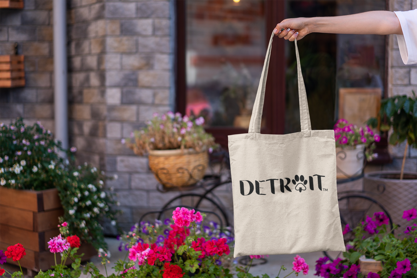 New Design: Detroit Organic Cotton Tote Bag